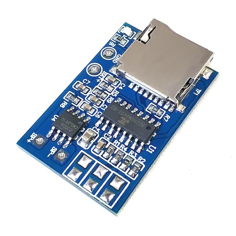 TF Card MP3 Decoder Board Decoding Module 3.7-5V Power Supply with 2W Mixed Mono Memory Player Module