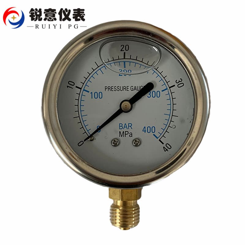 Lubrication pump accessories 0-40MPA pressure gauge 400BAR SHH pressure gauge high pressure pressure gauge hydraulic gauge