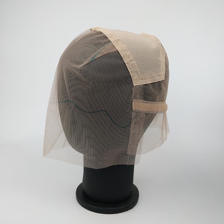 Wig Cap with Lace Front, Full Hand-Tied Lace Wig Base, Adjustable Lace Wig Cap