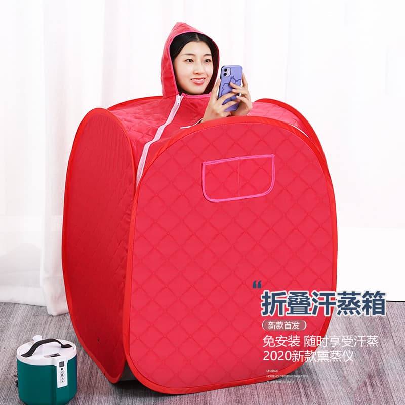Home-use folding sauna box, portable sauna room, steam sauna bath box, source factory