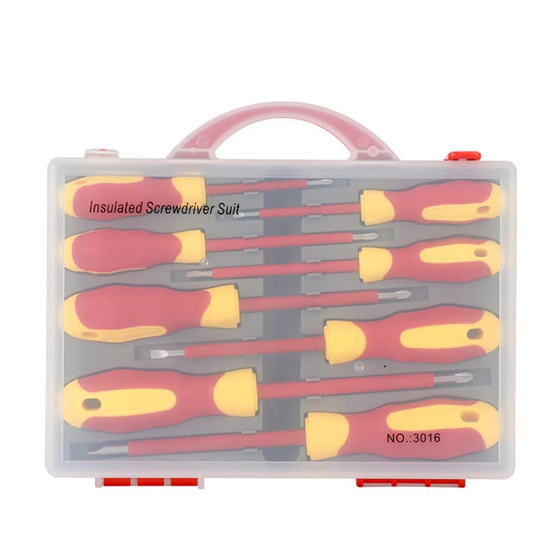 Insulated CRV Metric Chromium Vanadium Steel Screwdriver Set Combination Tool Multi-Purpose 8-In-1 Magnetic Screwdrivers