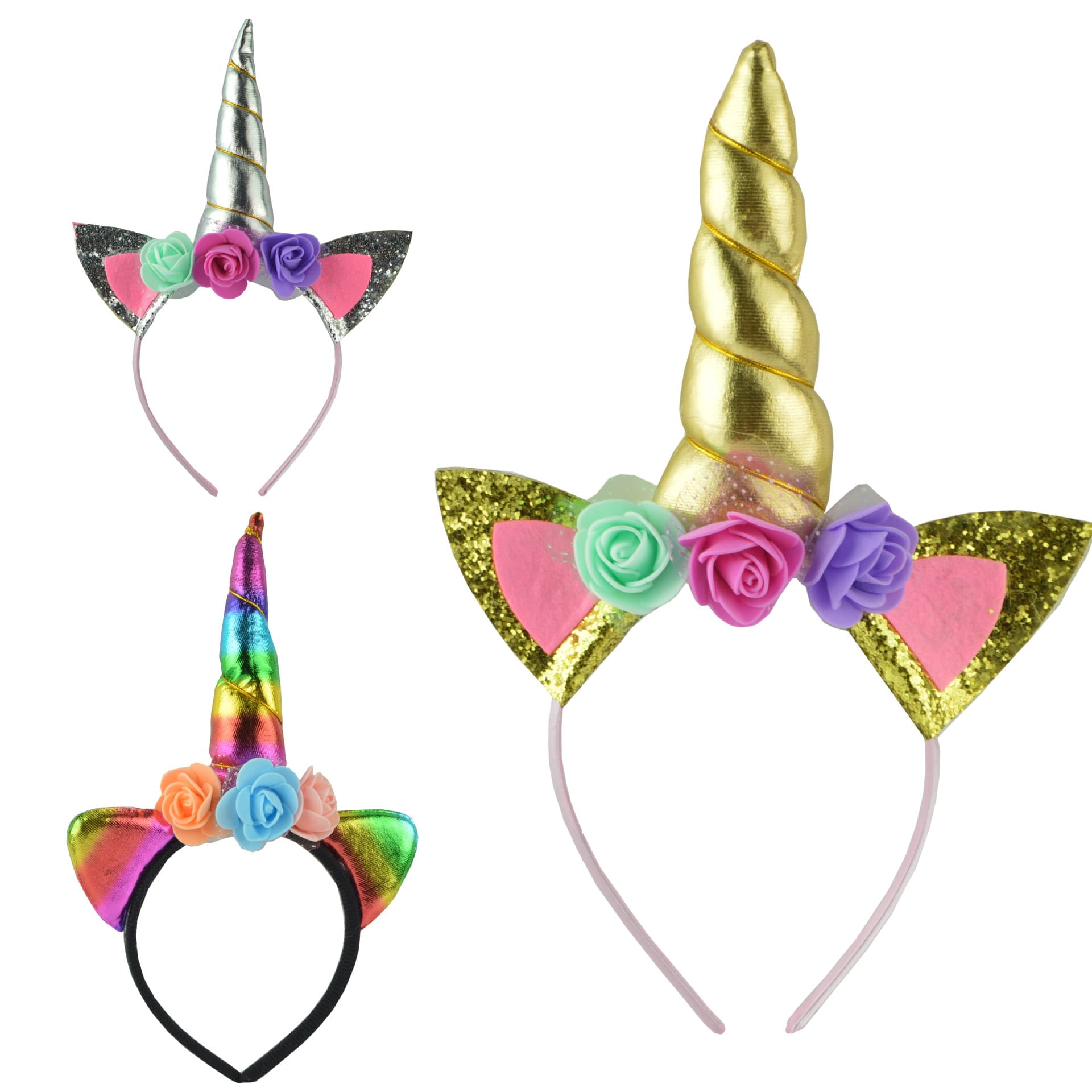 Unicorn Party Hat Wings Birthday Gift Children's Hair Accessories China Landing Page Party Hat Earrings Hair Ring