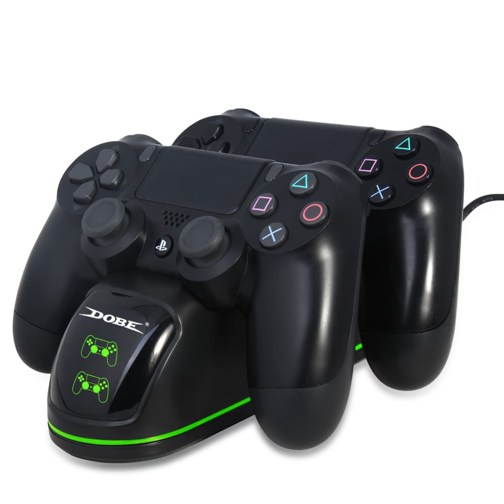DOBE Upgraded PS4 Game Controller Dual Charging Dock PS4 Slim Pro Controller Charger TP4-1781