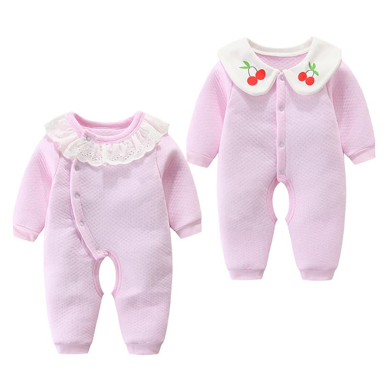 Baby Romper Spring Autumn Winter Outwear Warm Cotton Padded Girl Boy Sleepwear Newborn Onesie Crawling Suit