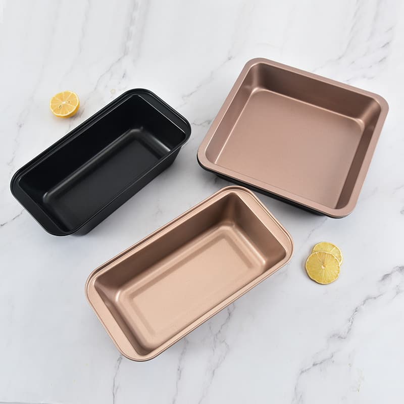 Thickened 8-inch Nonstick Baking Pan Cake Pan Toast Pan Small Bread Square Baking Pan