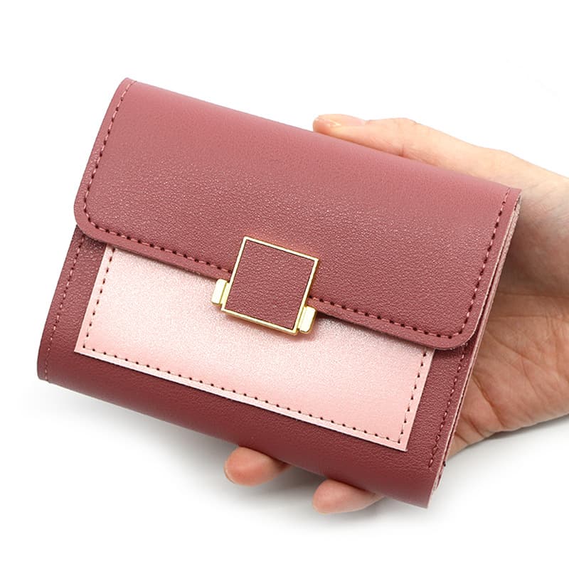 Ladies Wallet Genuine Leather Embossed Floral Pattern Coin Purse Card Holder Checkbook Cover Clutch Bag Compact Organizer