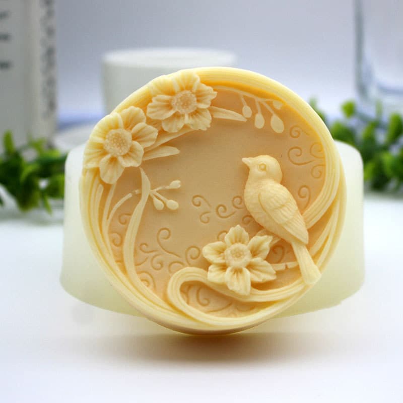 Handmade Soap Silicone Mold, Soap Candle Mold, Ice Carving Mold, Bird Soap Mold, Aromatherapy Plaster Mold