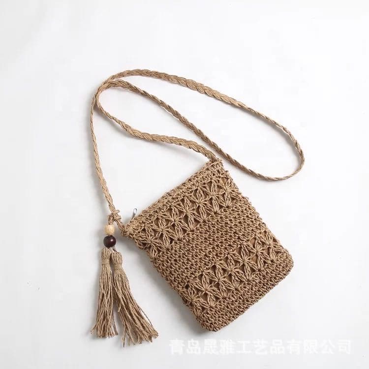 Bohemian Style Fashion Beach Bag, New Straw Bag, European and American Popular Braided Bag