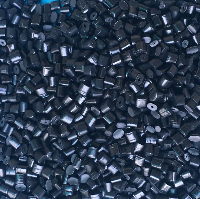 Black PPO RoHS Pellets, Recycled Plastic, Polyphenylene Oxide Pellets, Injection Grade, High Heat Resistance