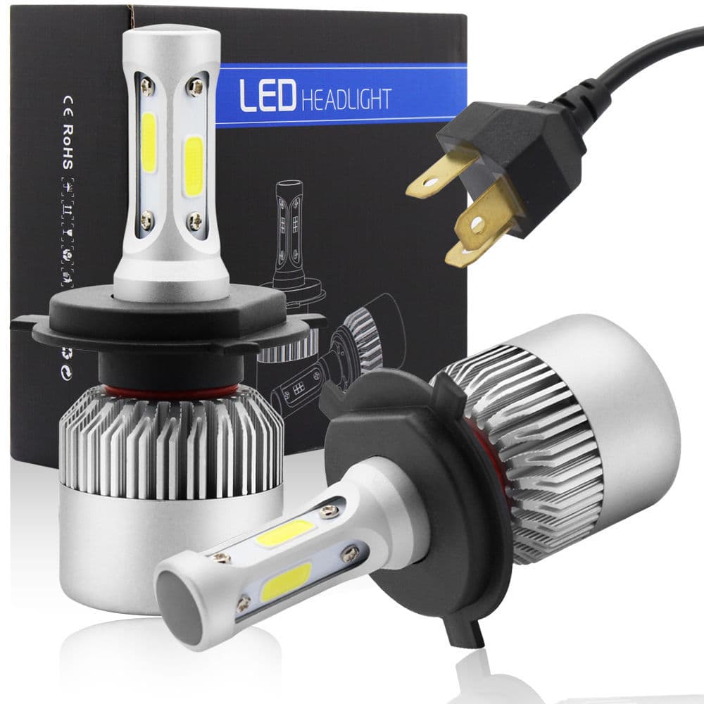 S2led Car Headlights H7 H1 H11 9005 High Brightness High/Low Beam Bulbs H4 Integrated Car Lights