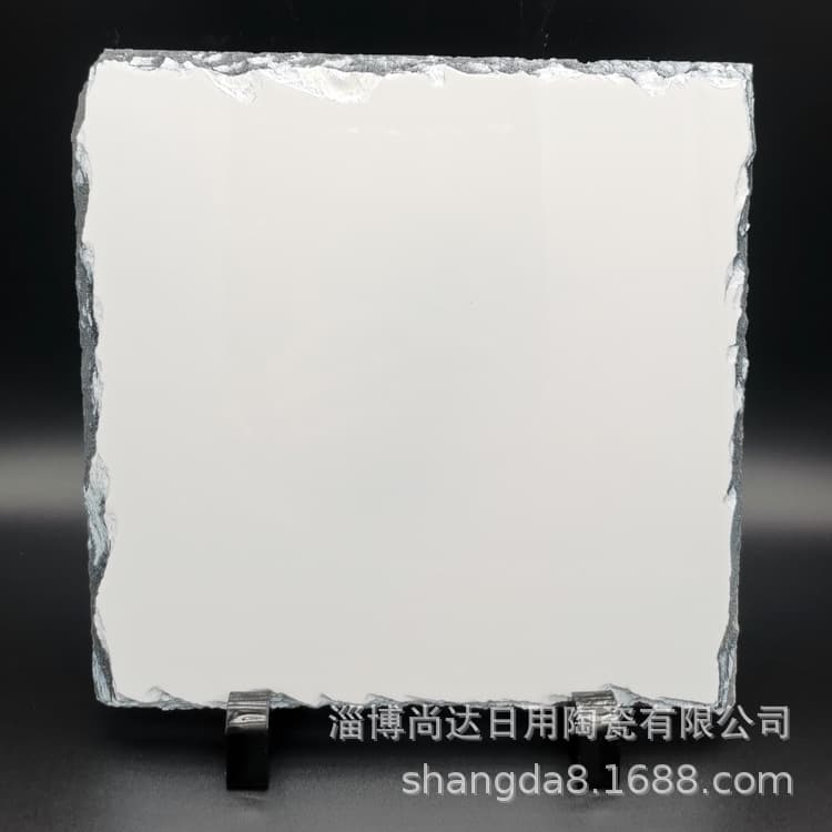 Personalized Custom Heat Transfer Slate Art Crafts, Factory Direct Blank DIY Slate Painting 20*20CM
