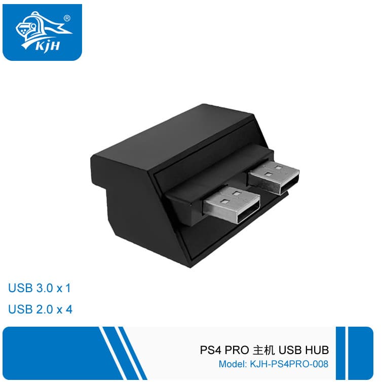 PS4 Pro Console All-in-One HUB to 2.0 3.0 Converter 2 to 5 USB Expansion Splitter Hub