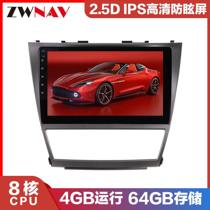 Full Touch Screen Android 10 for Toyota Camry 2006-2011 Center Console Large Screen Navigation All-in-One