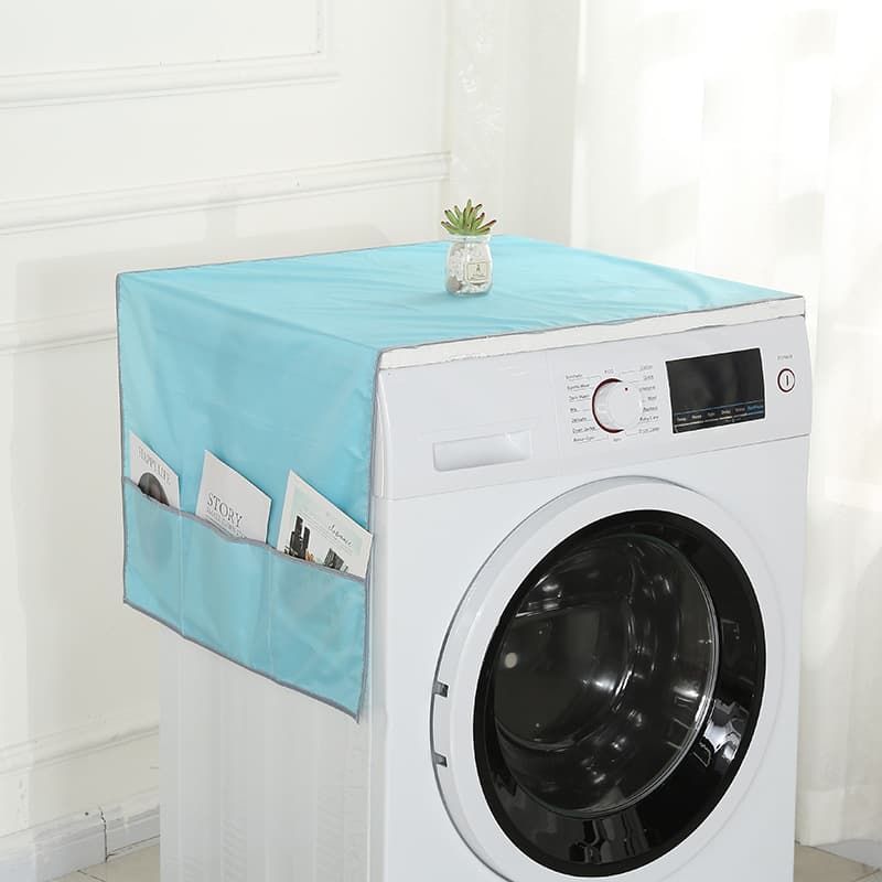 Factory direct washing machine cover, waterproof PVC sunproof dust mat, universal for double door refrigerators