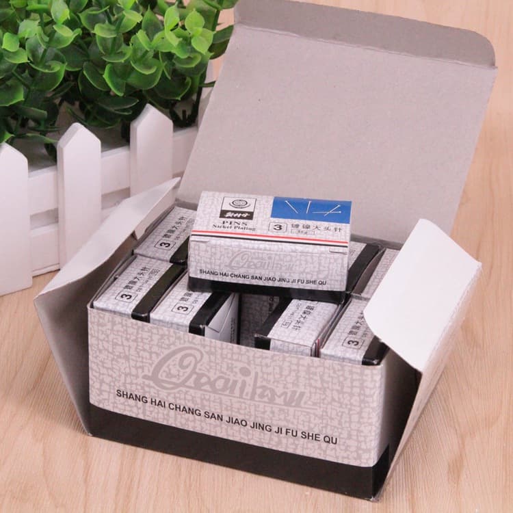Wholesale Price Aolin No. 3 Nickel-Plated Thumbtacks, Fabric Pins, Okumura Tailoring Thumbtacks, Fixing Pins