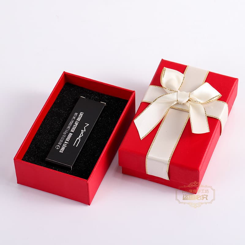 Wholesale Red Lipstick Gift Box Lip Balm Packaging Box Christmas Valentine's Day Gift Packaging Box Single Box