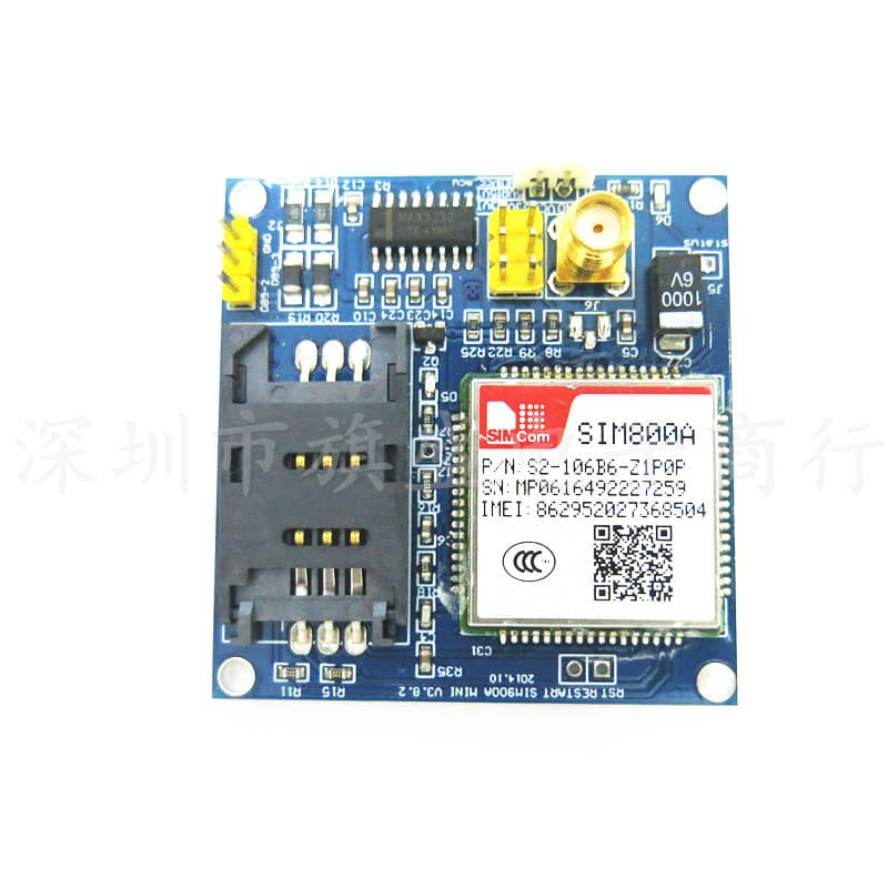 SIM800A development board for GSM wireless data transmission, GPRS SMS A6 module, STM32 replacement for SIM900A