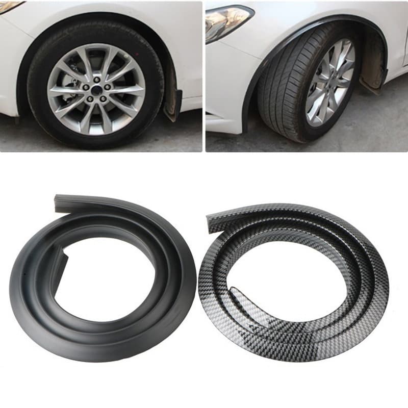 Universal Triangle Rubber Wheel Arch / Pure Black Wheel Arch Trim Strip / Wheel Mudguard Strip Anti-scratch Strip Triangle
