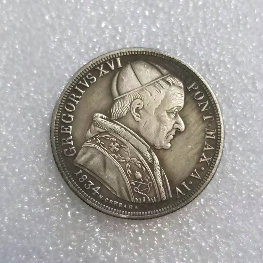 Antique-style Italian commemorative coin 1834 silver dollar souvenir coin #1326