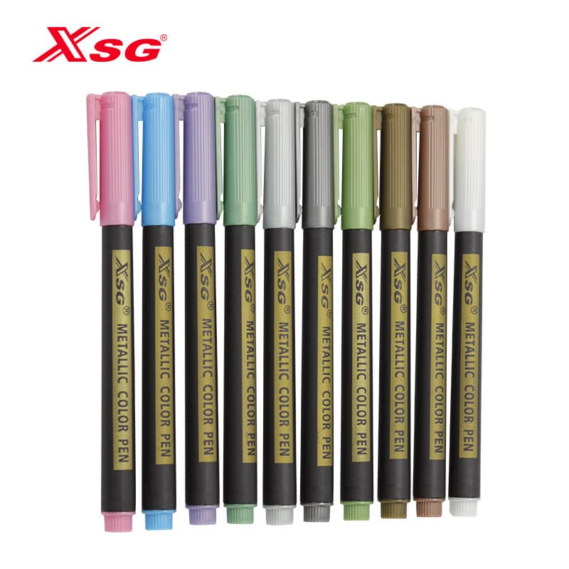 Factory supply metal color marker pen water pen whiteboard pen brush stationery wholesale cross-border exclusive