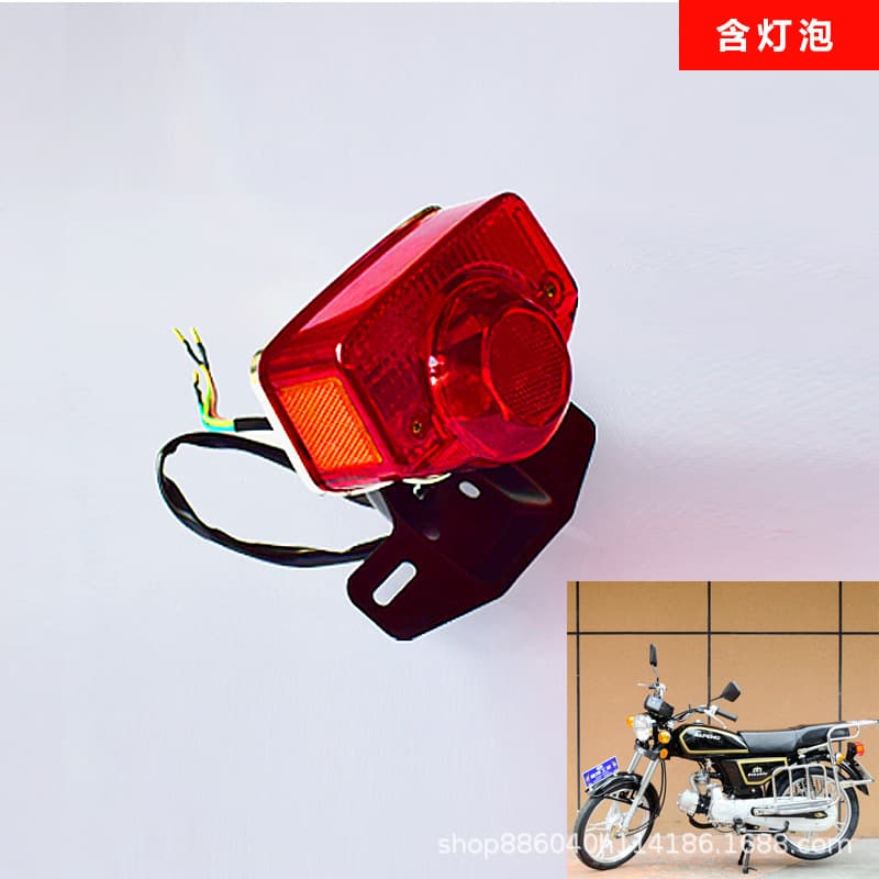 Motorcycle Parts Jialing 70 Rear Tail Light JH48 Brake Light Jianshe 48 Rear Headlight Tail Light Guangzhou Manufacturer