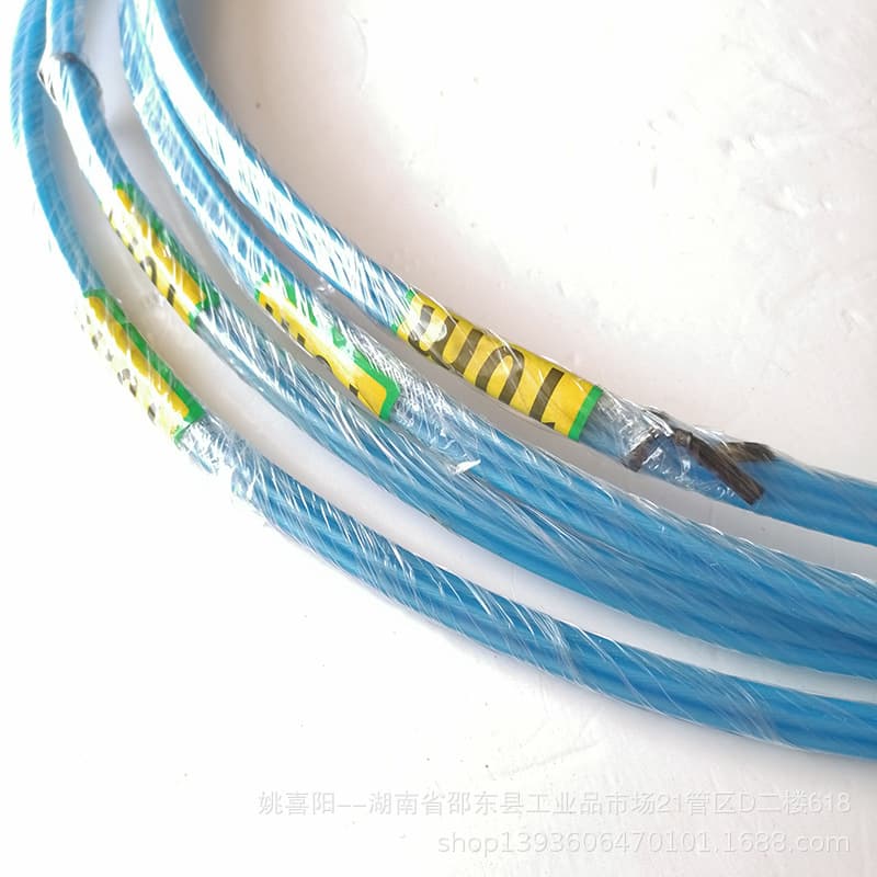 Supply Single-Strand Plastic Steel Belt Roller Head Fish Tape, Electrician's Conduit Rod, Leader for Home Low-Voltage Wiring