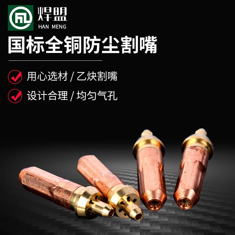 Propane national standard full copper dust-proof cutting nozzle 30 type/100 type/300 type acetylene cutting nozzle, cutting tool accessories.