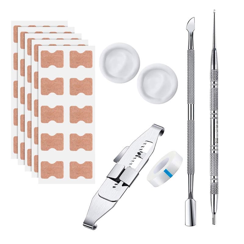 Nail Correction Kit, Ingrown Toenail Corrector, Tension Brace, Ingrown Nail, Curved Toenail Patch, Pedicure Tool