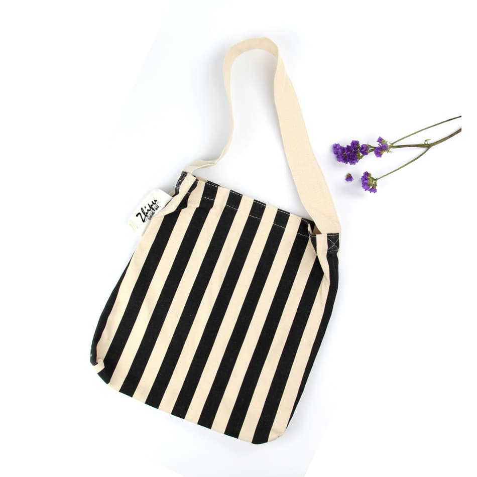 Manufacturer canvas bag custom-made portable zipper bag custom-made cotton bag bag with printable logo crossbody bag 100% cotton environmentally friendly