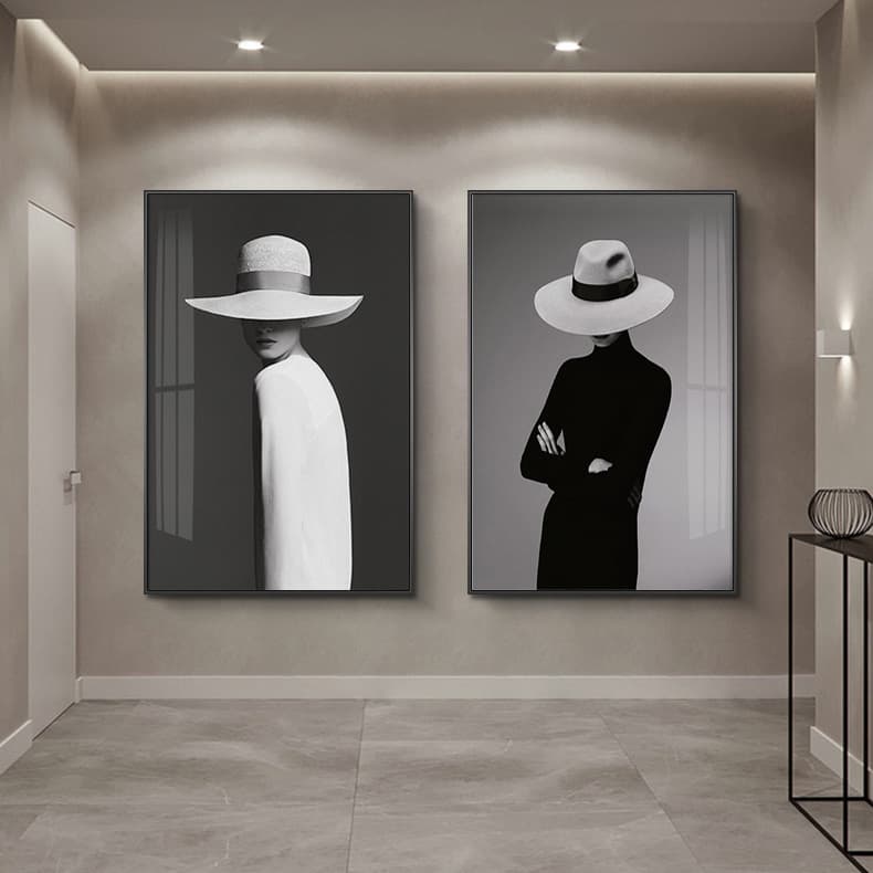 Figure Decorative Painting Bedroom Headboard Beauty Art Wall Art Hallway Corridor Wall Painting Modern Minimalist Abstract Mural