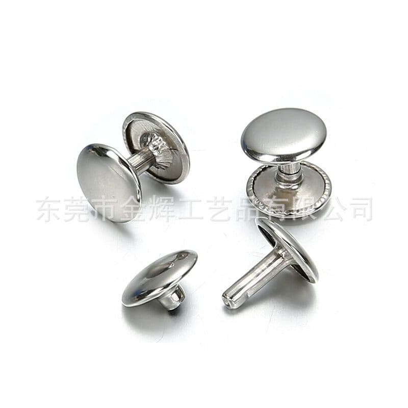 Stainless Steel Rivet Manufacturer - Stainless steel rivets 9*8 in stock 304 double-sided rivets, colored gold, multicolored cap nails