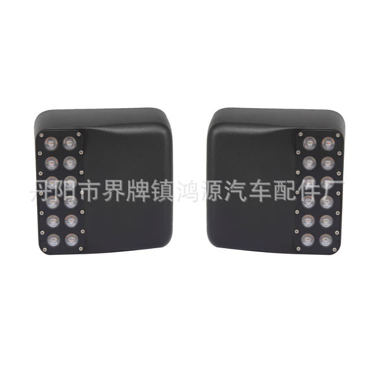 LED Rearview Mirror Cover for JEEP Wrangler JL, Wrangler with Light Rearview Mirror Shell
