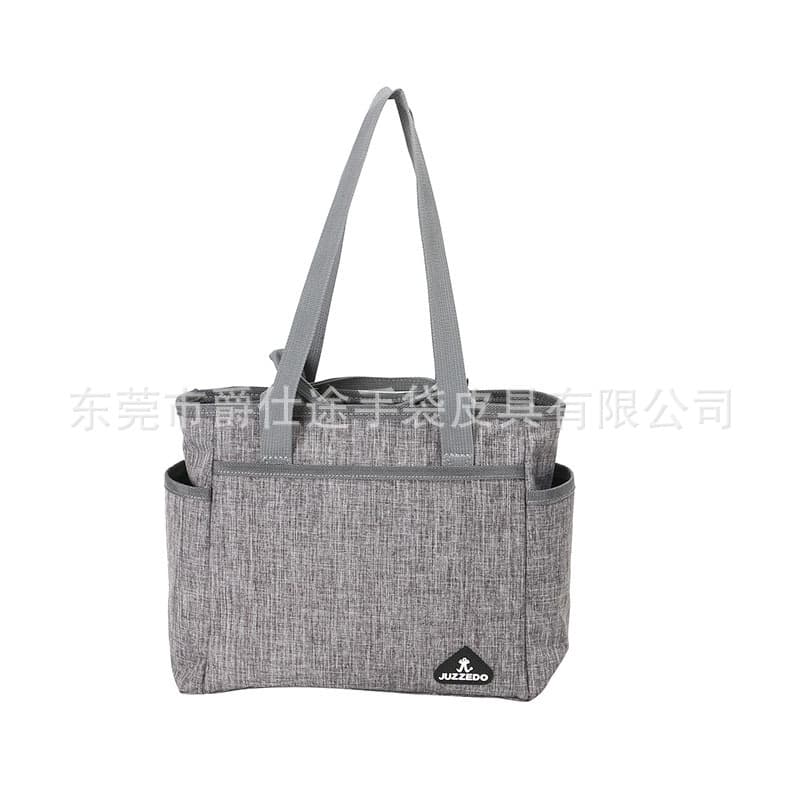 Korean Style Fashion Snowflake Material Insulated Bag, Brown Eco-friendly Ant Material Lunch Bag, Cationic Lunch Bag