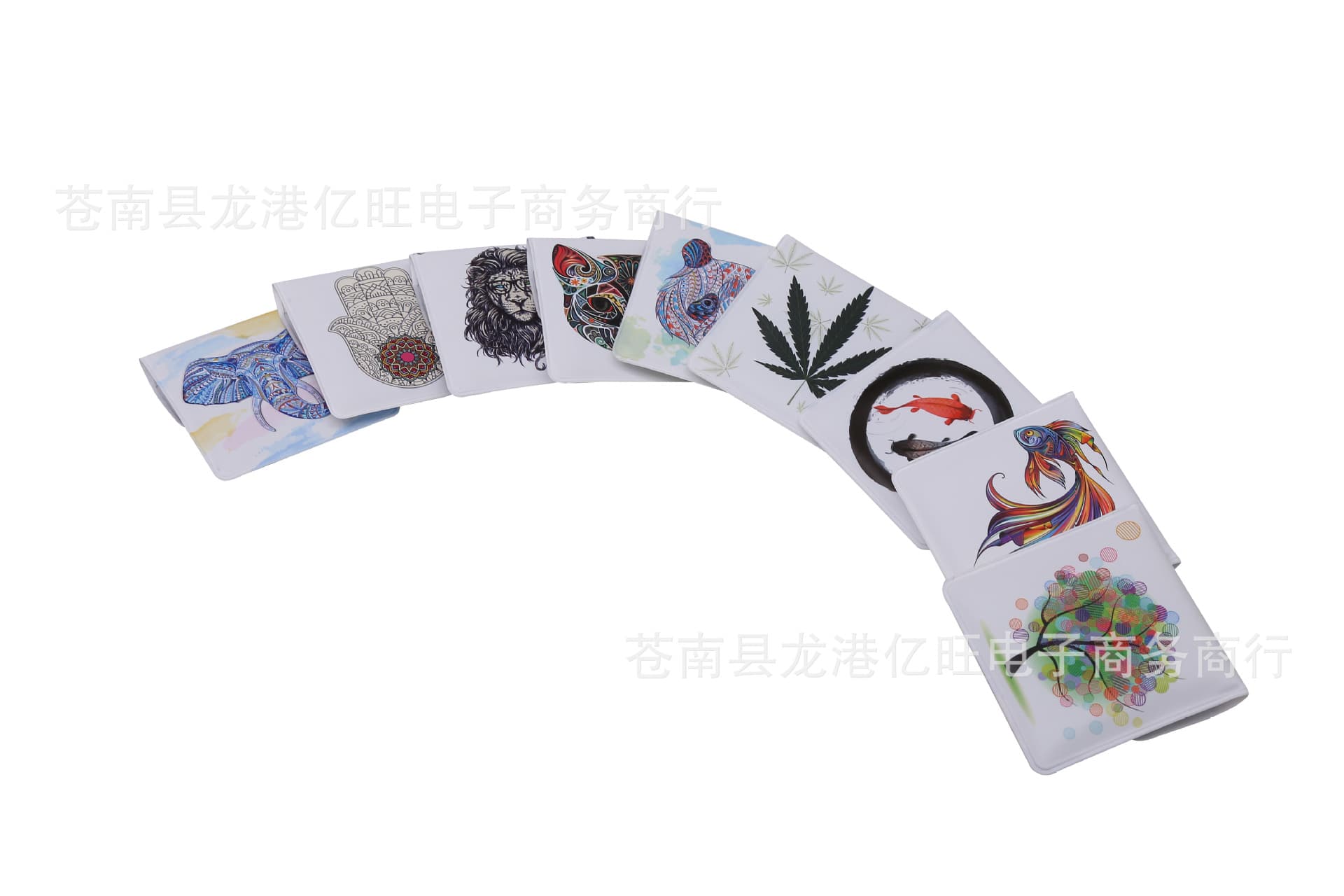 Portable ashtray, supports printing of various patterns and advertising slogans, pocket ashtray, in stock, cigarette extinguishing bag.