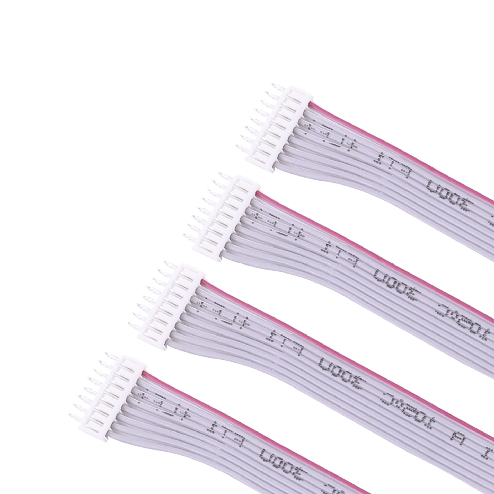 2651 red-edge gray ribbon flat cable 1.25/2.0/2.54 pitch wire material LED display flexible ribbon cable