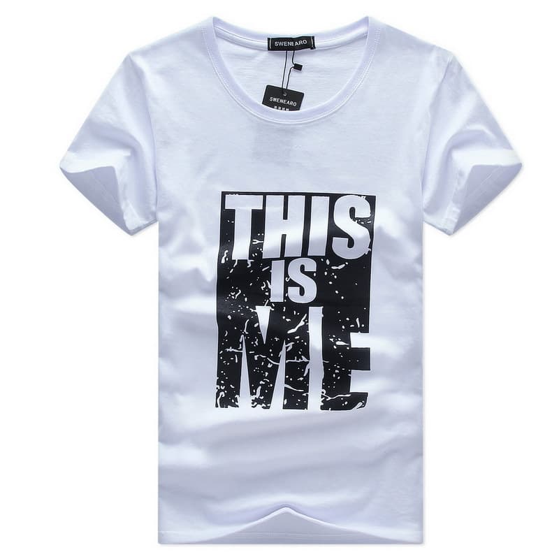 20 New Summer Half Sleeve Men's Short Sleeve T-Shirt Slim Fit Men's Half Sleeve Manufacturers Wholesale First Generation