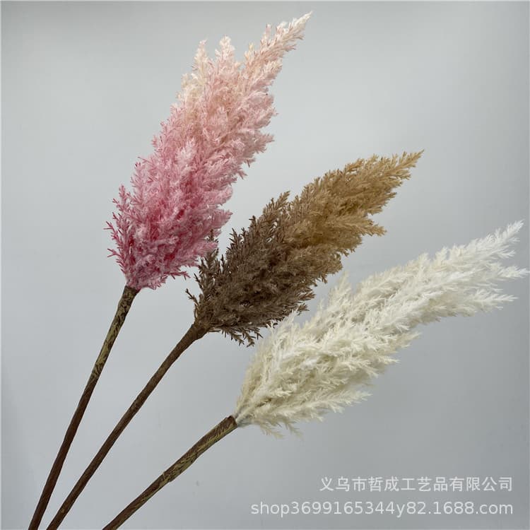 Artificial Reed Flower Reed Sticks Fake Flowers Home Living Room Window Decoration Green Plant Ornament Film Prop Potted Plant