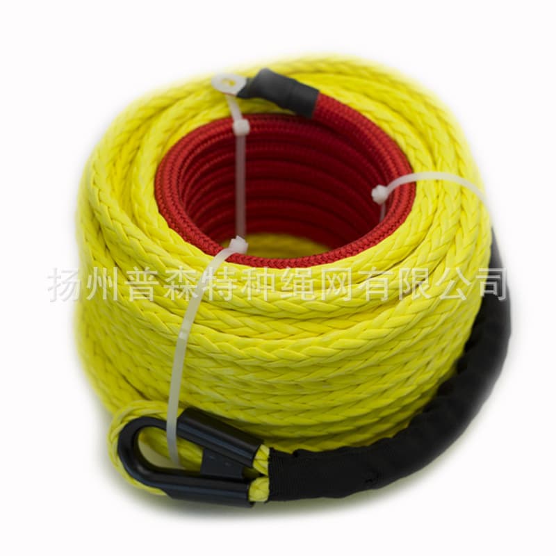 Pusen Special Rope 10mm*28m Tow Rope High-Strength Vehicle Winch Rope Trailer Rope