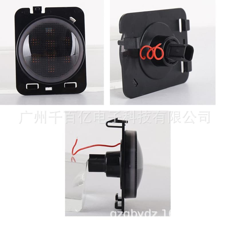 Compatible with Jeep Wrangler 06-17 wheel arch light strip with DRL, Jeep fender turn signal modification lights