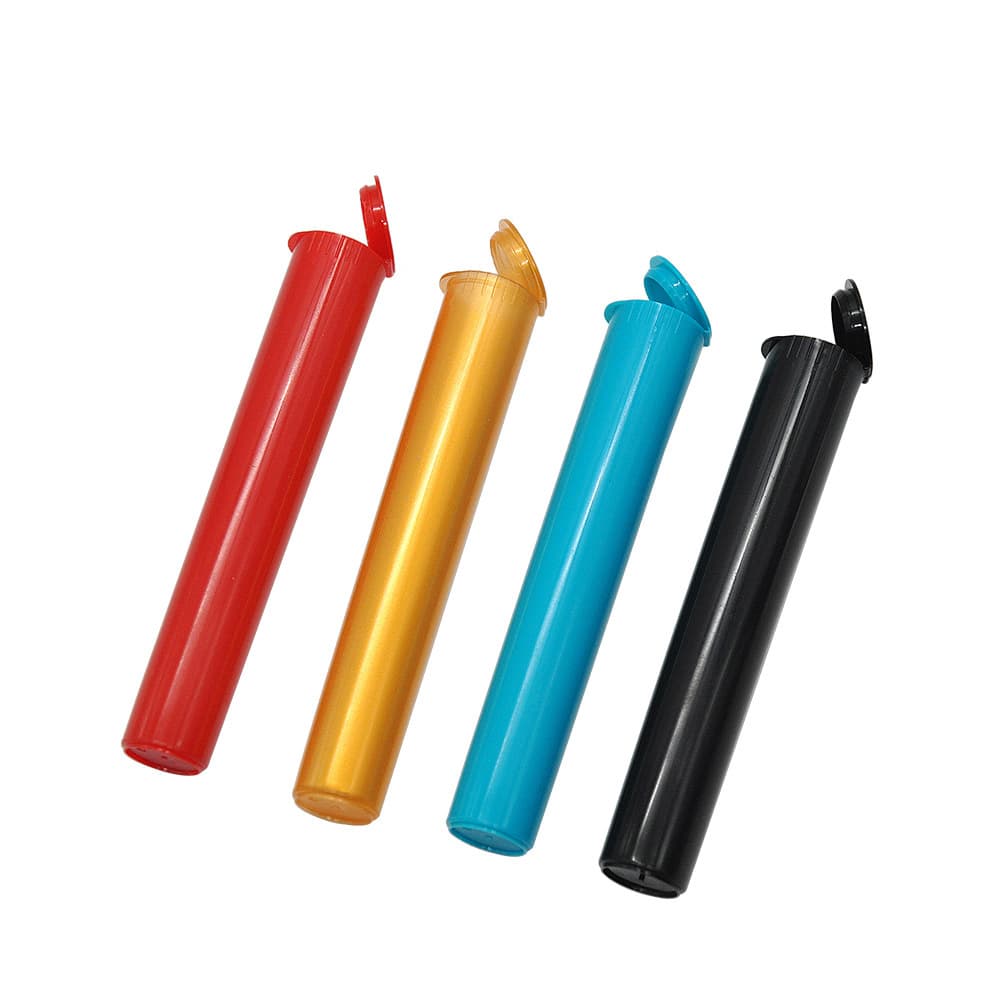 POP TOP Plastic Flip-top Tubes 98mm/116mm Child-resistant Sealed Packaging for Atomizers and Cigarette Packaging Bottles