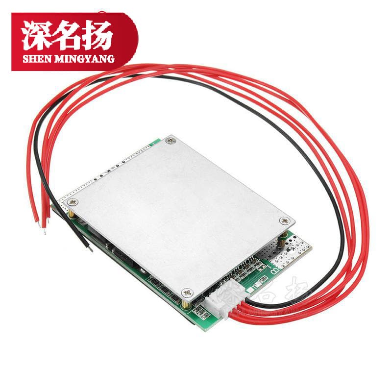 Four strings of 4 strings 12V battery protection board, same port 100A discharge, with equalization, 3.2V lithium iron phosphate BMS