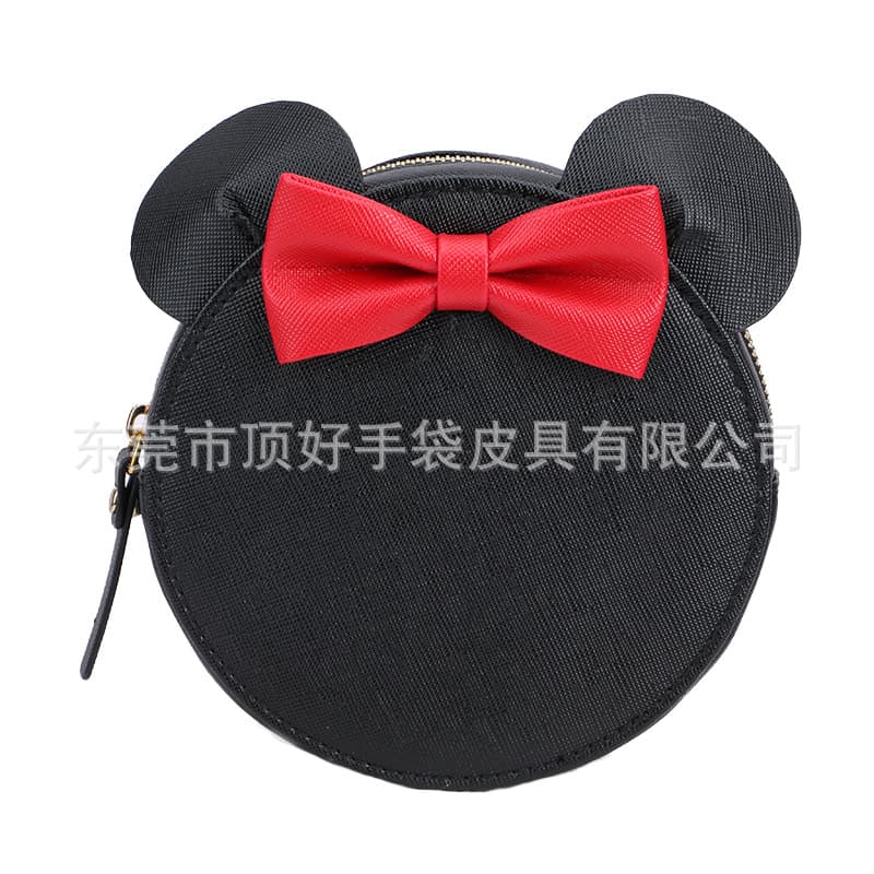 Original Design PU Coin Purse, Creative Round PU Coin Bag, Eco-friendly Waterproof PU Coin Storage Pouch
