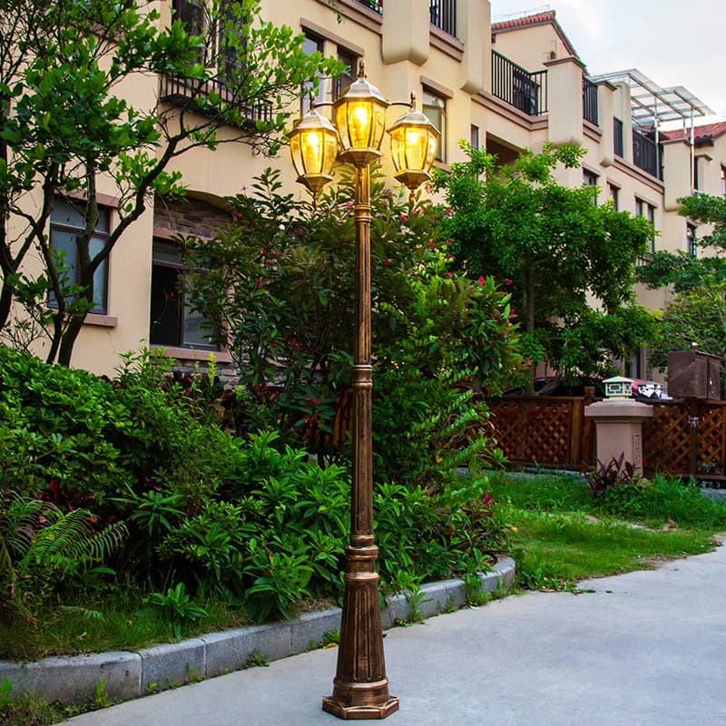 Factory Wholesale European 3M Street Lamp Outdoor High Pole Waterproof Light Household Outdoor Light Landscape Villa Garden Light