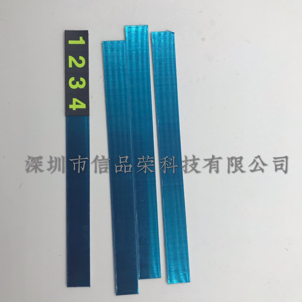 Factory Direct Magnetic Adhesive Strips (98mm) with Number Plates