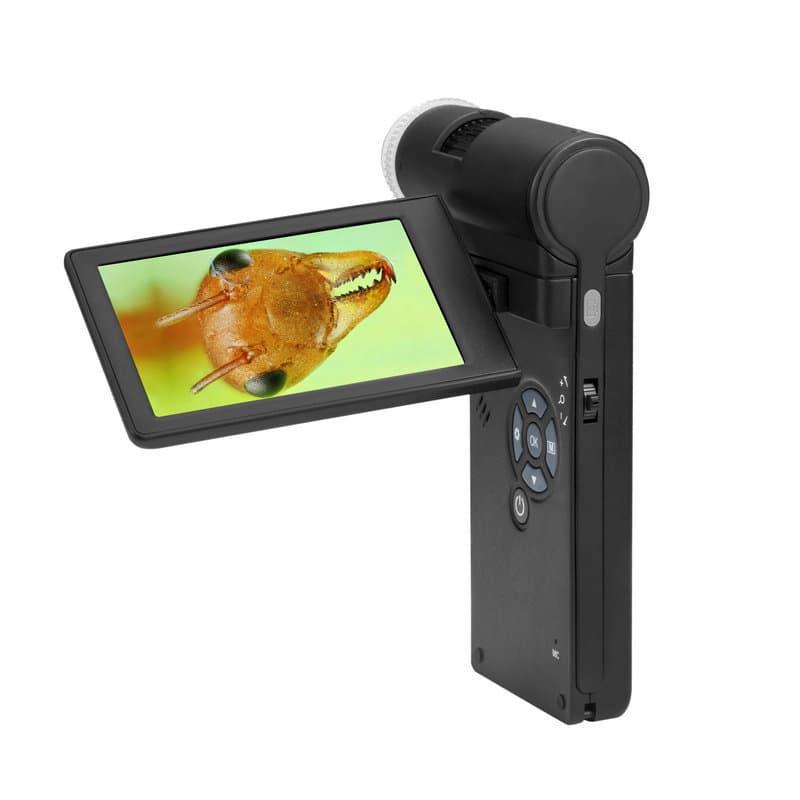 4.3-inch LCD Digital Microscope Handheld Portable with Screen, Recording and Photo Capture, Polarizing Electronic Digital Microscope