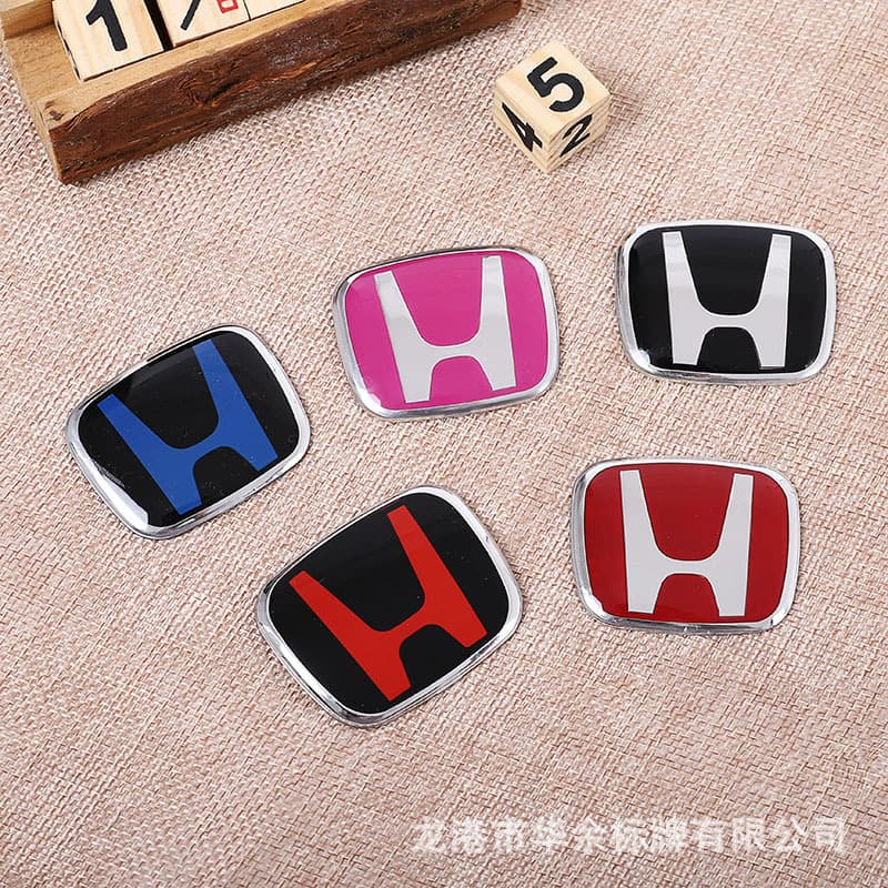Suitable for Honda Car Logo, Red Label, Black Label, Upgraded Tail Label, Acrylic Sign, Steering Wheel Logo
