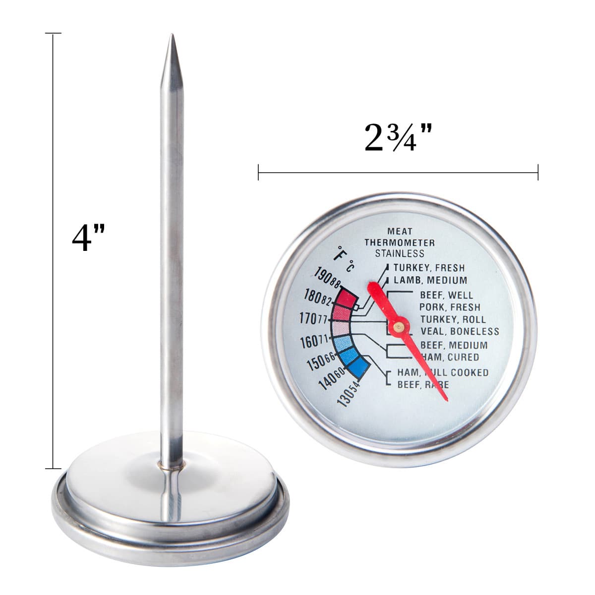 Amazon and eBay Best-Selling Steak Thermometer with Waterproof Probe for Food Core Temperature and Kitchen Grilling