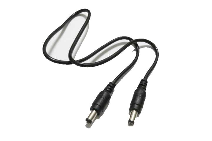 DC 5.5*2.1mm Male to Male Power Cable 12V DC Connector Cable 0.5m Dual Male Power Cord