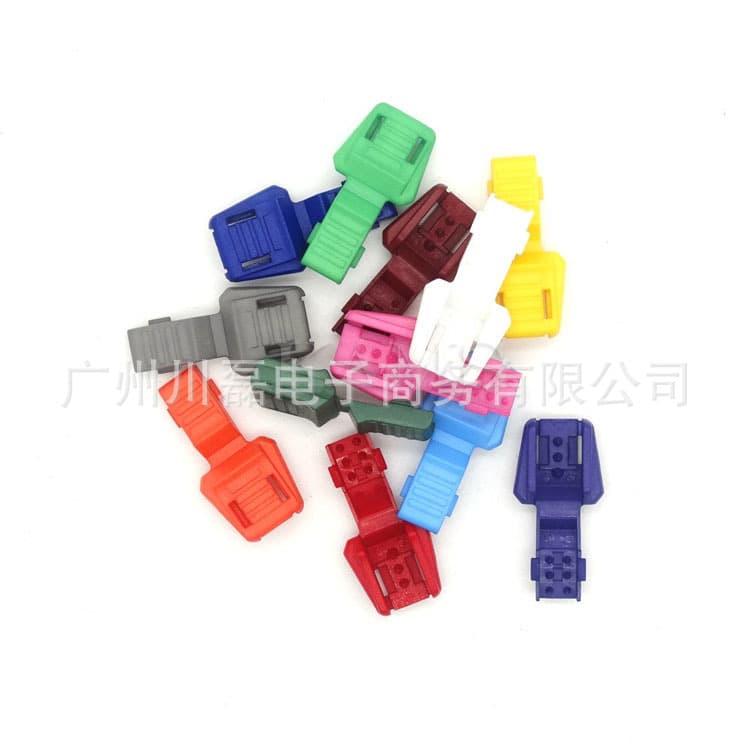Colored Eco-friendly Plastic Cord Buckle, Bell End Clip Cord Stopper, Shoe and Hat Elastic Adjuster Buckle, Luggage Webbing Buckle