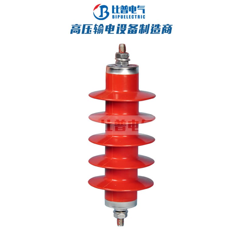 Factory direct sale 10kv outdoor high-voltage zinc oxide lightning arrester distribution type HY5WS-17/50 17/45